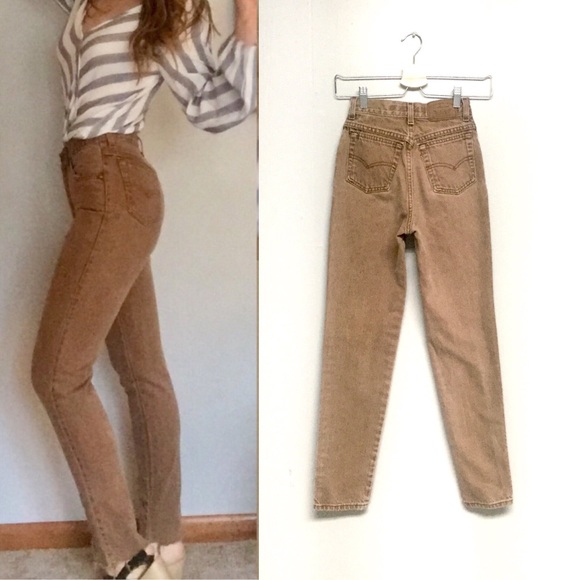 Levi's Denim - Vintage Levi’s 900 slim tapered high waist jeans